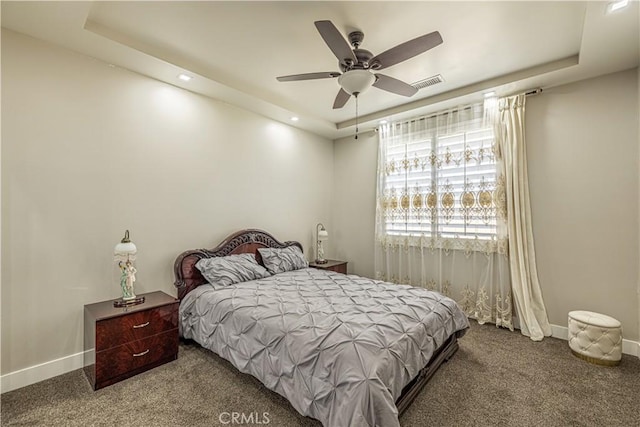 4664 Quartz Hill Rd, Quartz Hill, CA 93536 - bedroom featuring carpet flooring, recessed lighting, and a ceiling fan
