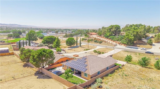4664 Quartz Hill Rd, Quartz Hill, CA 93536 - aerial view of property and surrounding area featuring mountains