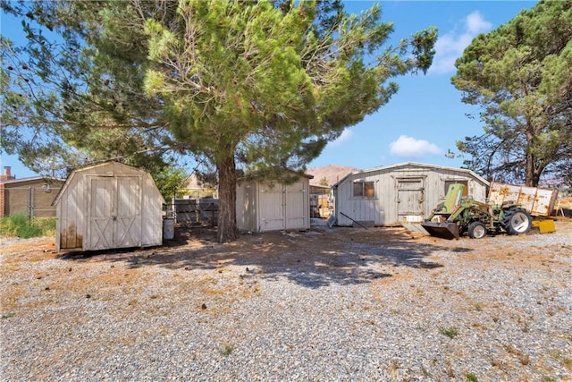 15761 Joshua Rd, Apple Valley, CA 92307 - view of front of home featuring a storage shed