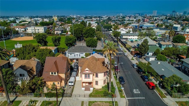1703 Toberman St, Los Angeles, CA 90015 - aerial overview of property's location featuring nearby suburban area
