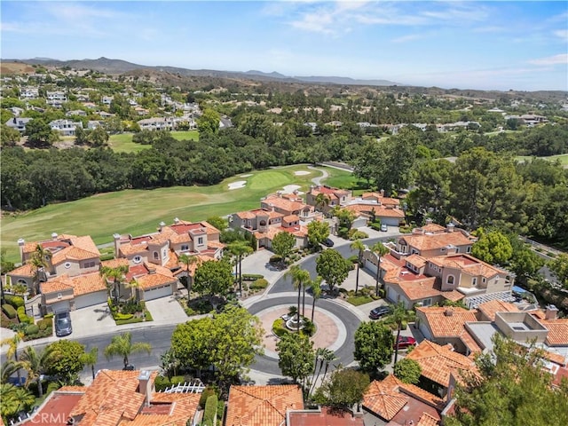 71 Via Barcaza, Coto De Caza, CA 92679 - aerial view of residential area featuring a local golf course and a mountainous background