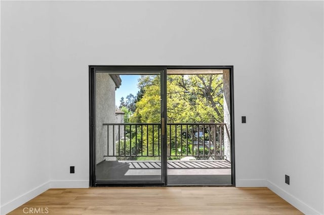 4210 Via Arbolada Unit 317, Los Angeles, CA 90042 - empty room featuring wood finished floors