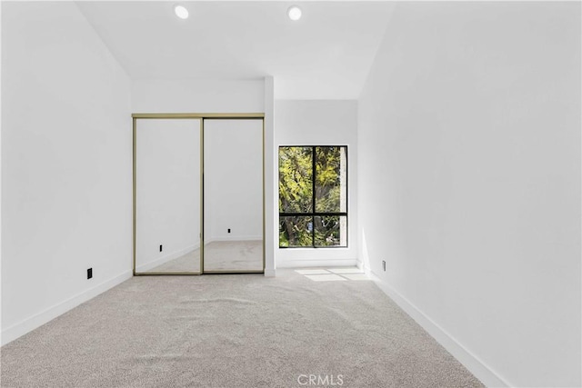 4210 Via Arbolada Unit 317, Los Angeles, CA 90042 - unfurnished bedroom with carpet floors and recessed lighting
