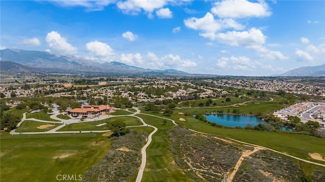 11638 Zoeller St, Beaumont, CA 92223 - aerial view of residential area with a water and mountain view and a golf course