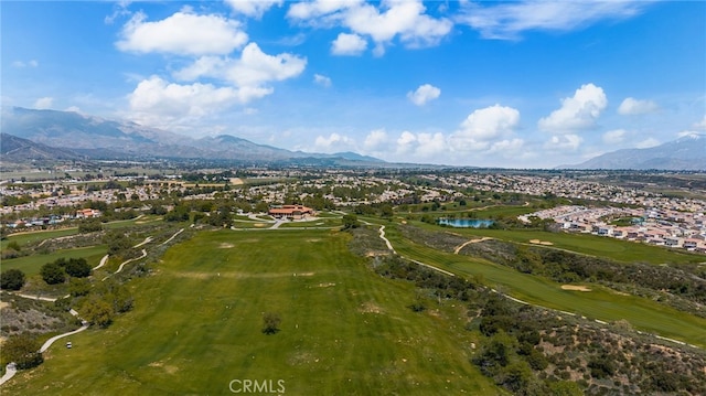 11638 Zoeller St, Beaumont, CA 92223 - aerial view of residential area with a golf course and a water and mountain view