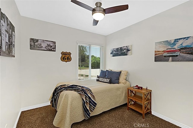 4004 Polk Ct, Chino, CA 91710 - bedroom featuring carpet and a ceiling fan