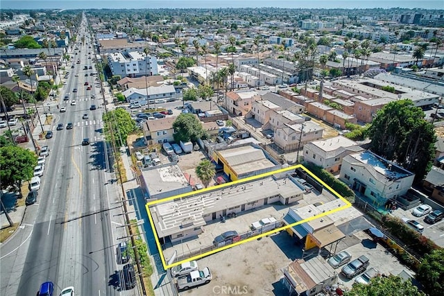 8115 S Figueroa St S, Los Angeles, CA 90003 - view of urban area featuring property parcel outlined