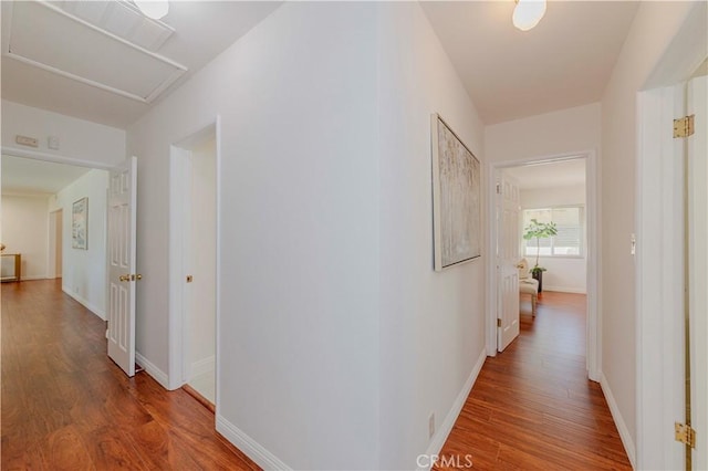 405 W Virginia Ave, Glendora, CA 91741 - hall with wood finished floors and baseboards