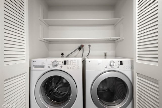 6741 Caro St, Paramount, CA 90723 - laundry area with washing machine and dryer