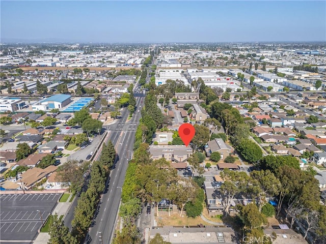 6741 Caro St, Paramount, CA 90723 - aerial overview of property's location with nearby suburban area