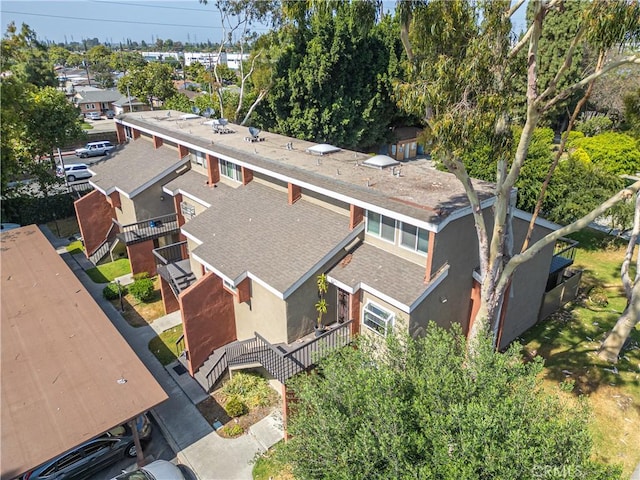 6741 Caro St, Paramount, CA 90723 - aerial view of property and surrounding area