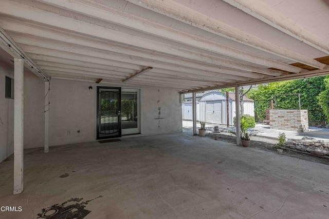 6000 Eugene Pl, Bakersfield, CA 93308 - view of patio with a shed