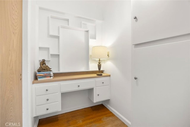 1642 W Woodcrest Ave, Fullerton, CA 92833 - office with built in study area and wood finished floors