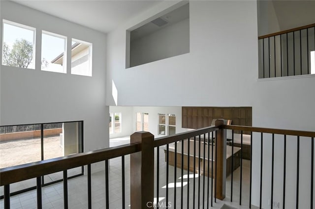 20552 Edgewood Ct, Chatsworth, CA 91311 - staircase featuring a high ceiling