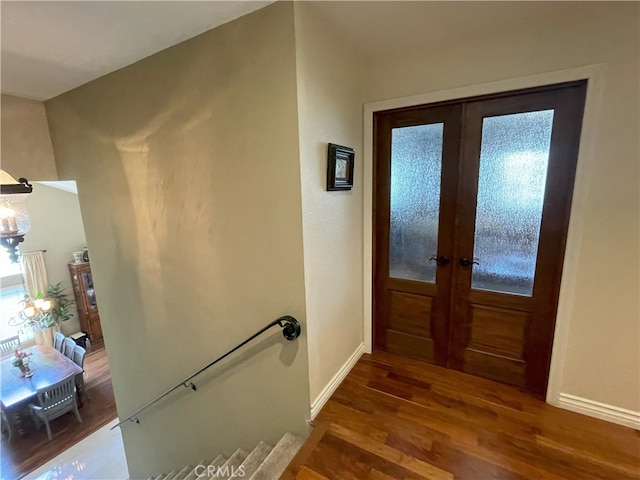 17 Thornbird, Aliso Viejo, CA 92656 - foyer featuring french doors, wood finished floors, and healthy amount of natural light