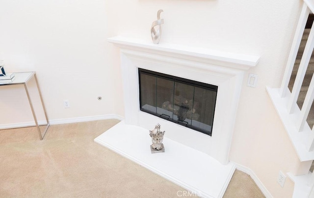 159 Principia Ct, Claremont, CA 91711 - detailed view of carpet flooring and a glass covered fireplace