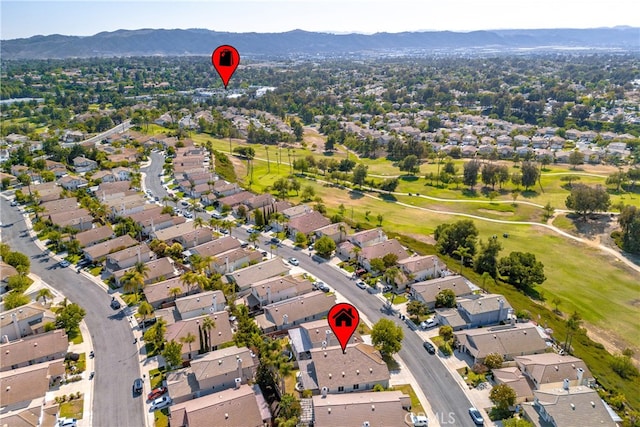 41808 Vardon Dr, Temecula, CA 92591 - aerial view of property and surrounding area with a mountain backdrop and nearby suburban area