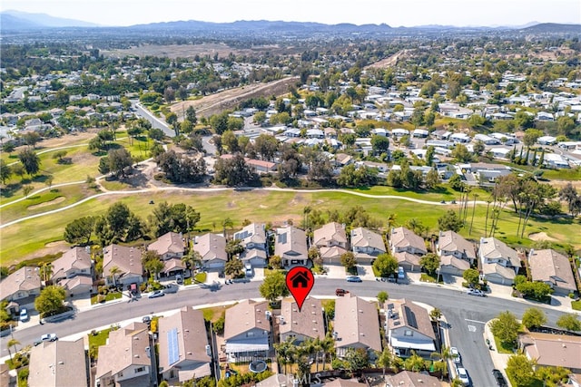 41808 Vardon Dr, Temecula, CA 92591 - aerial view of property and surrounding area featuring mountains and nearby suburban area