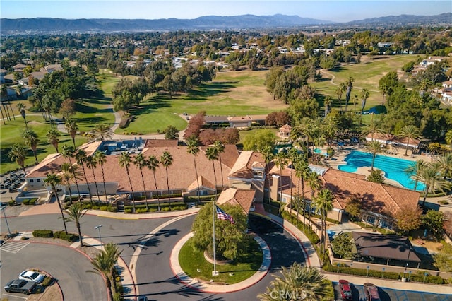 41808 Vardon Dr, Temecula, CA 92591 - aerial perspective of suburban area featuring a mountainous background and a golf course