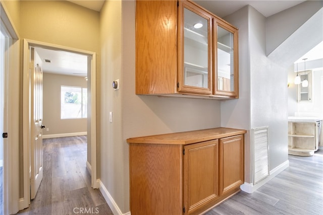 41808 Vardon Dr, Temecula, CA 92591 - hallway with light wood-type flooring and baseboards