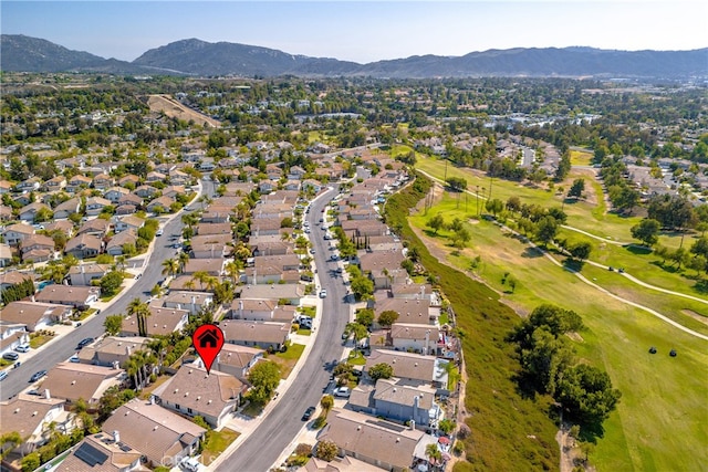 41808 Vardon Dr, Temecula, CA 92591 - aerial view of property and surrounding area with nearby suburban area and mountains