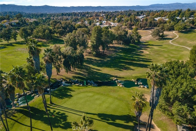 41808 Vardon Dr, Temecula, CA 92591 - aerial view of property and surrounding area featuring a golf club and a water and mountain view