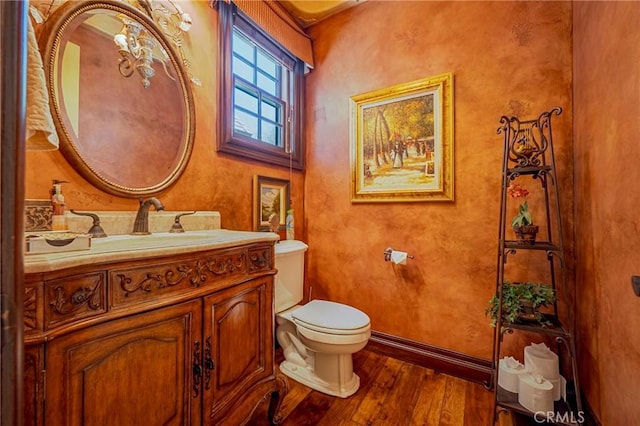 2882 Trovare Ct, Merced, CA 95340 - half bath with wood finished floors and vanity