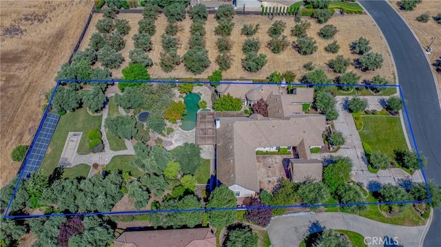 2882 Trovare Ct, Merced, CA 95340 - aerial view of property's location with property parcel outlined