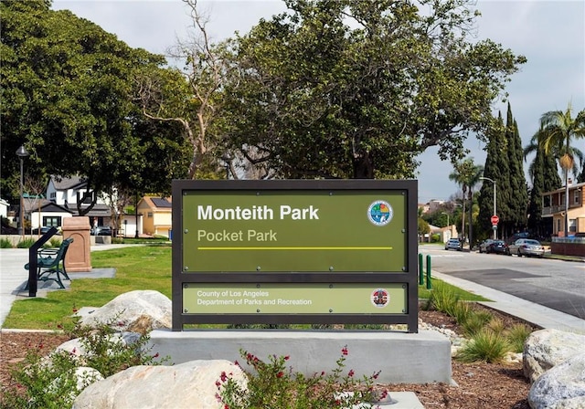 4510 S Mullen Ave, View Park, CA 90043 - view of community / neighborhood sign