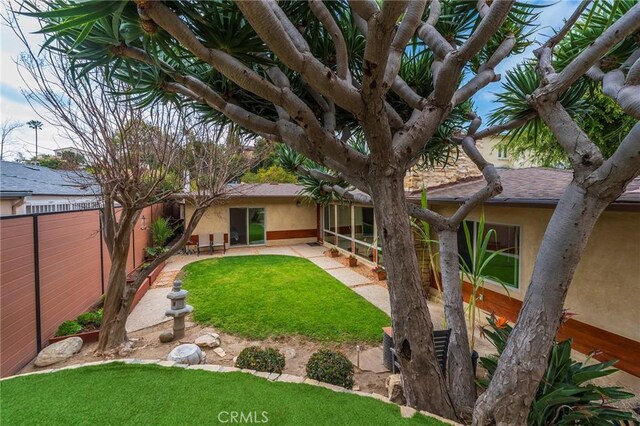 4510 S Mullen Ave, View Park, CA 90043 - view of yard with a patio area