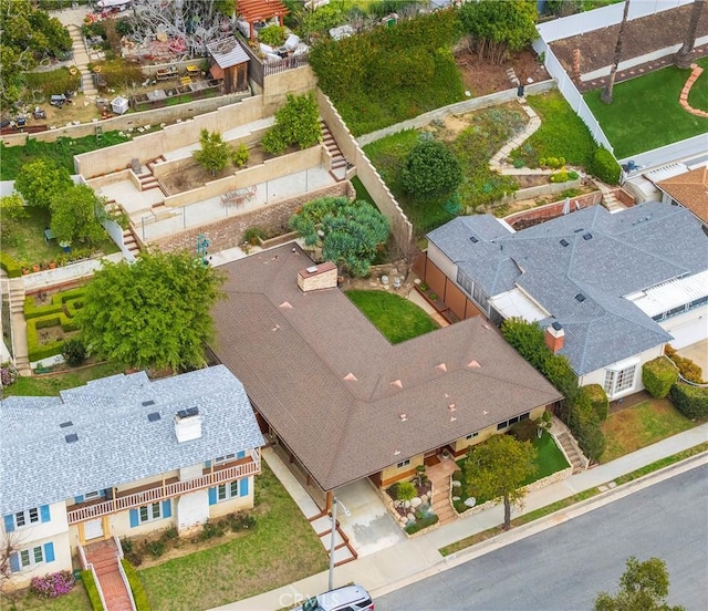 4510 S Mullen Ave, View Park, CA 90043 - aerial view of property and surrounding area