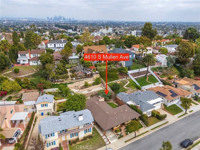 4510 S Mullen Ave, View Park, CA 90043 - aerial view of residential area