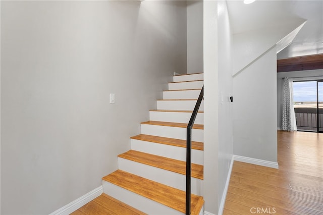 2621 E 20th St Unit 12, Signal Hill, CA 90755 - stairs with wood finished floors