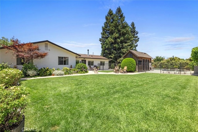 4742 Crow Rd, Oakdale, CA 95361 - view of front of house featuring stucco siding and a patio area