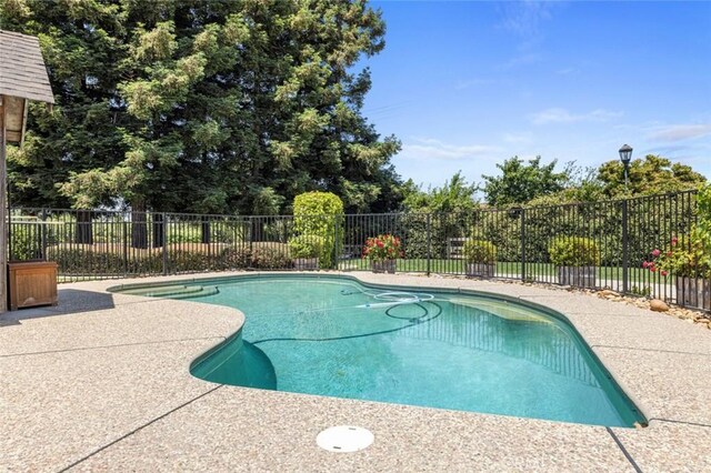 4742 Crow Rd, Oakdale, CA 95361 - view of swimming pool featuring a patio area