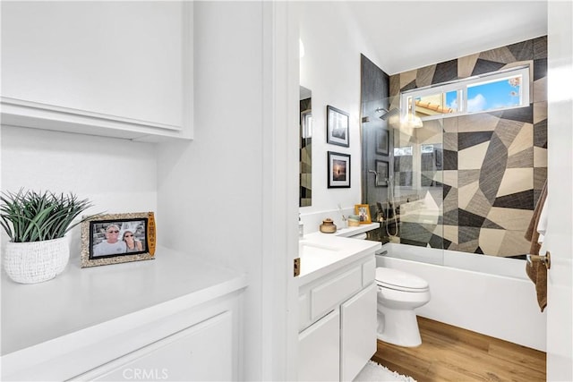 2 Daytona Unit 129, Laguna Niguel, CA 92677 - bathroom featuring vanity, wood finished floors, and shower / bathtub combination