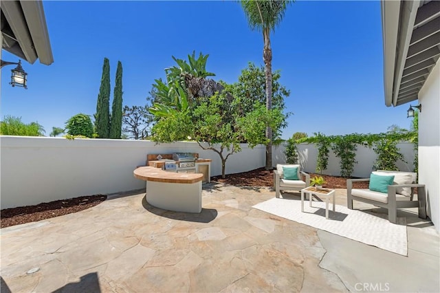 25981 Cordillera Dr, Mission Viejo, CA 92691 - fenced backyard with a patio area and grilling area