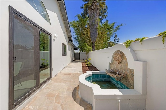 25981 Cordillera Dr, Mission Viejo, CA 92691 - fenced backyard with an in-ground hot tub