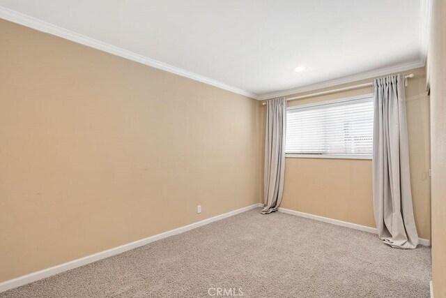 4943 Bresee Ave, Baldwin Park, CA 91706 - spare room with ornamental molding and carpet flooring