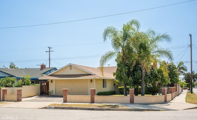 4943 Bresee Ave, Baldwin Park, CA 91706 - view of front of home featuring a garage, concrete driveway, and stucco siding