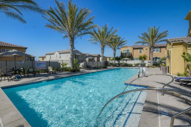 1201 Via Lucero, Oceanside, CA 92056 - community pool with a residential view and a patio