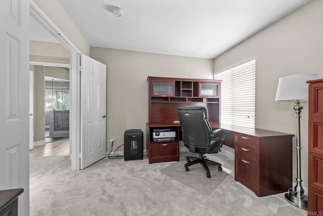 2435 Bear Rock, Escondido, CA 92026 - office space with light colored carpet and baseboards