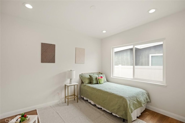 6118 Wolfe St, Lakewood, CA 90713 - bedroom with recessed lighting and wood finished floors