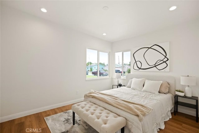 6118 Wolfe St, Lakewood, CA 90713 - bedroom featuring wood finished floors and recessed lighting