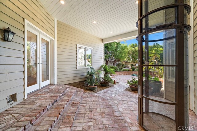 520 Kings Rd, Newport Beach, CA 92663 - view of patio / terrace with french doors