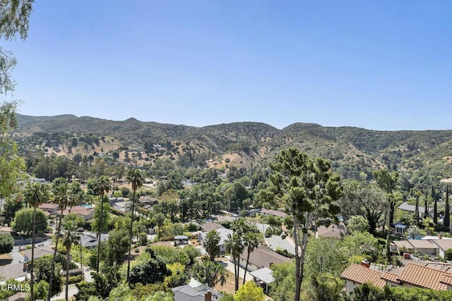 9999 Wornom Ave, Sunland, CA 91040 - aerial view of residential area featuring mountains