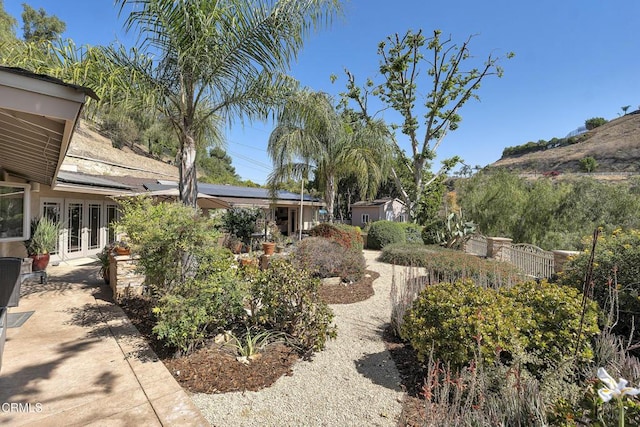 9999 Wornom Ave, Sunland, CA 91040 - view of yard with french doors