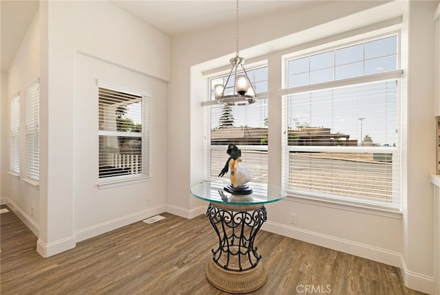 635 Boquest Blvd, Paradise, CA 95969 - unfurnished dining area featuring wood finished floors and baseboards