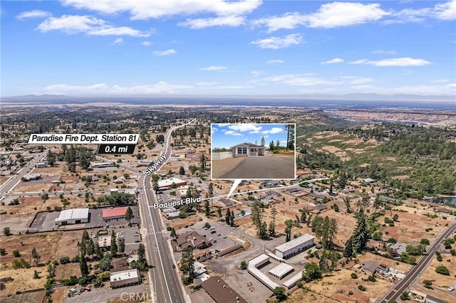 635 Boquest Blvd, Paradise, CA 95969 - drone / aerial view of a mountainous background