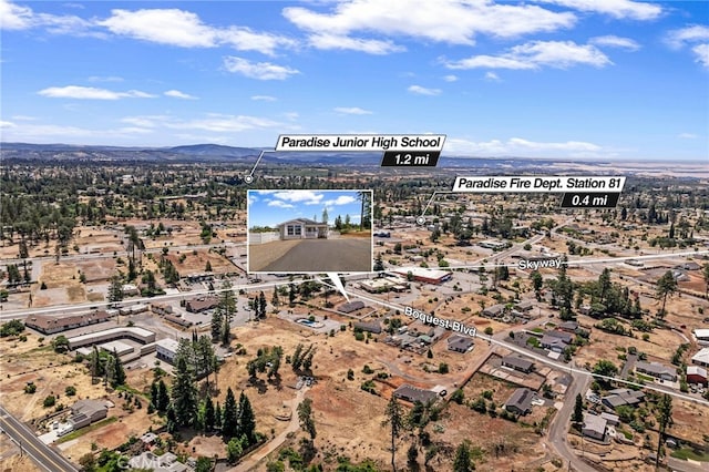 635 Boquest Blvd, Paradise, CA 95969 - bird's eye view of a mountain backdrop